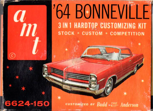 AMT 1964 Pontiac Bonneville Hardtop - Stock, Budd Anderson Custom