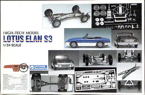 Gunze Sangyo Lotus Elan S3 - High-Tech Model - Spotlight Hobbies