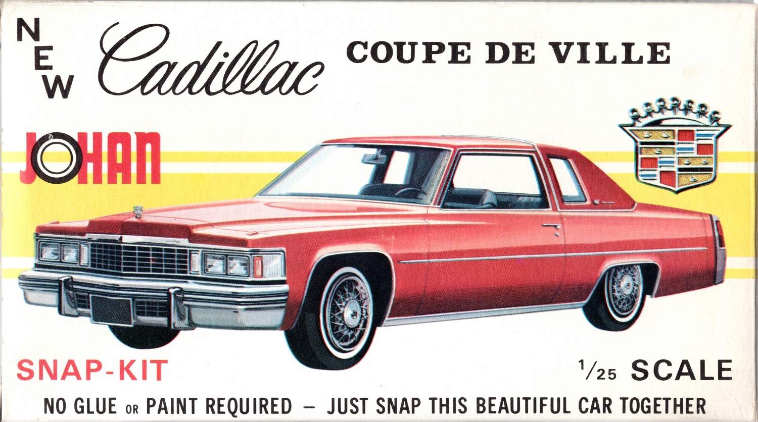 Jo-Han 1979 Cadillac Coupe Deville 2-Door Hardtop - Snaps Together
