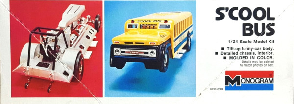 モノグラム S'COOL BUS 8290 Monogram S'COOL BUS 8290 1:24 unused | eBay