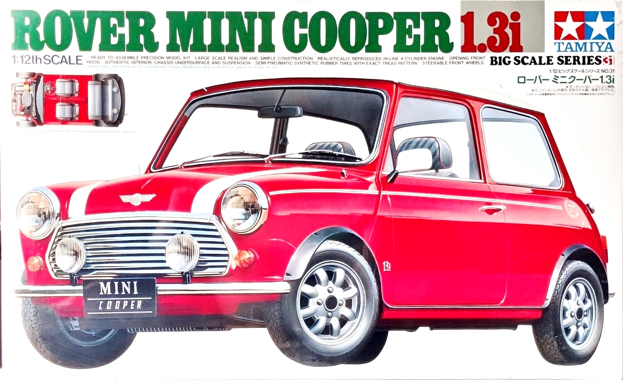 タミヤ1/12ミニクーパー1.3i Tamiya Rover Mini Cooper 1.3i - 1/12 Scale - Spotlight Hobbies