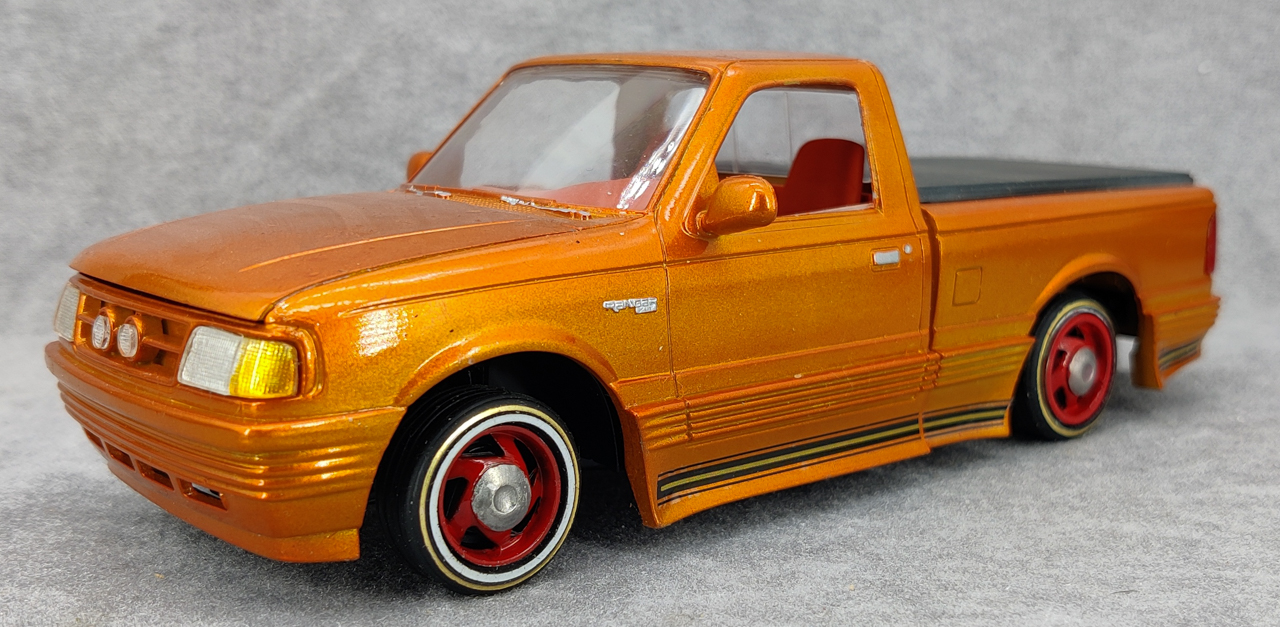AMT 1993 Ford Ranger Pickup Truck Custom Built Kit - Spotlight Hobbies