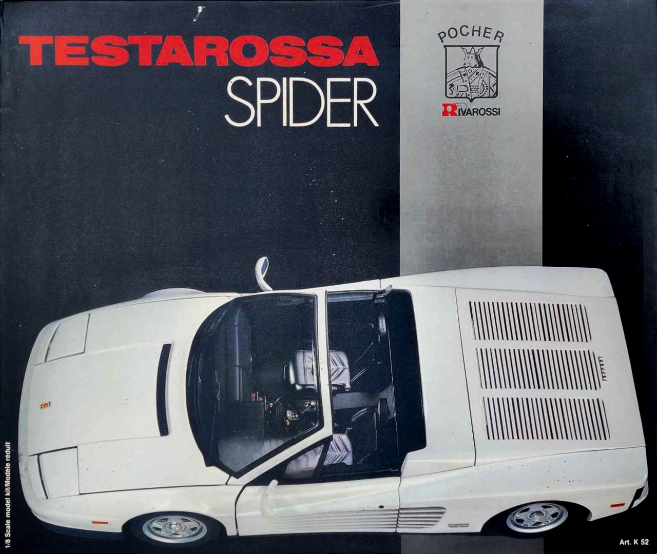 POCHER TESTAROSSA SPIDER 絶版品 箱ダメージ有り PO_K52a.jpg