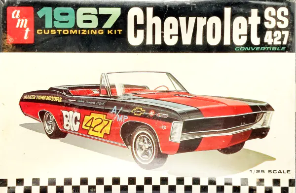 「数量限定 在庫処分セール」 AMT 1967 Chevy Impala SS 427 Convertible - Stock, Gene 自動車