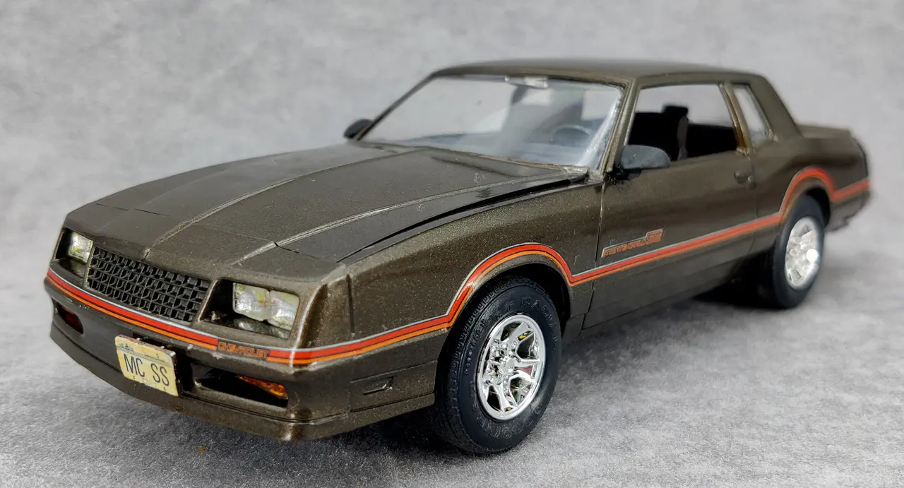 Monogram 1986 Chevy Monte Carlo SS Built Kit - Spotlight Hobbies