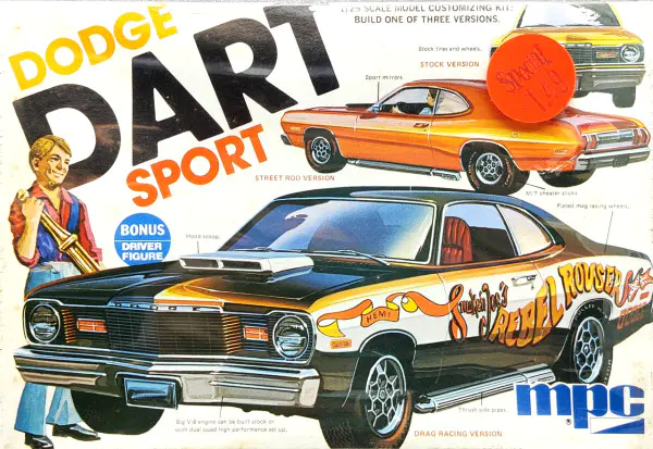 MPC 1975 Dodge Dart Sport - Stock, Street Machine or Drag