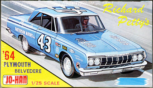 ミニカー Richard Petty 1964 Plymouth Belvedere#43 Richard Petty's Classic 1964 Plymouth Belvedere #43 Blue