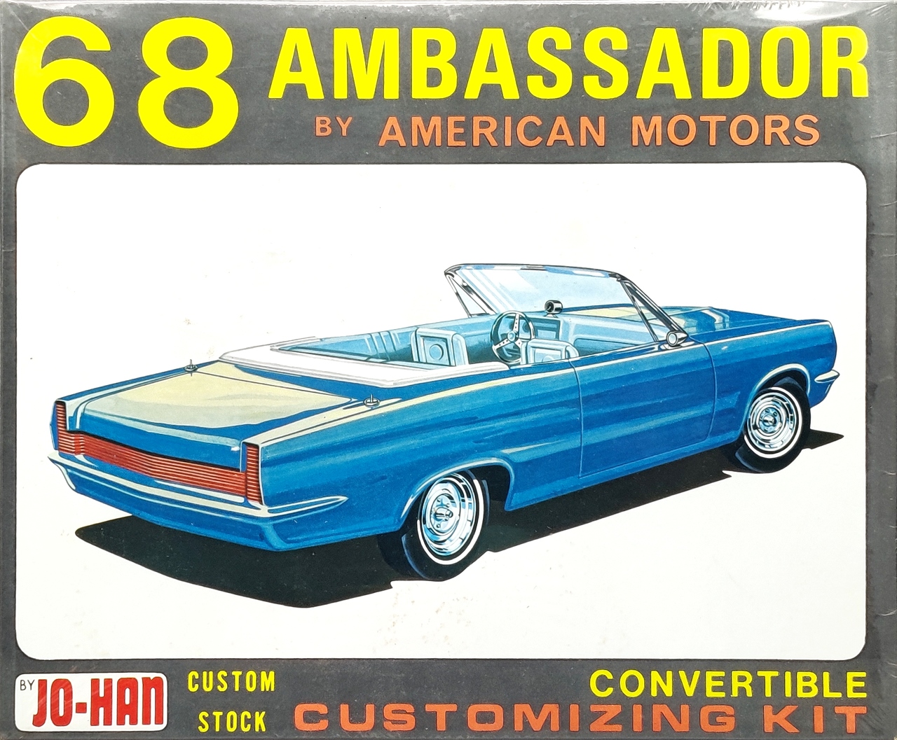 希少！JO-HAN '67 AMERICAN MOTORS AMBASSADOR Jo-Han 1967 AMC Ambassador Convertible Promo Car Friction
