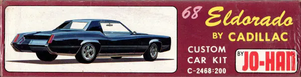 Jo-Han 1968 Cadillac Eldorado Hardtop, Stock or Custom - Spotlight