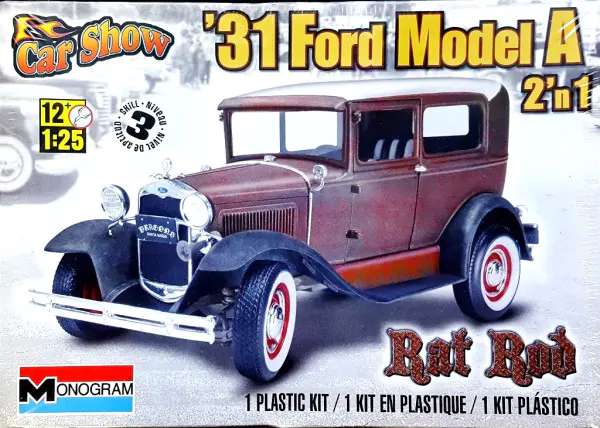 Revell 1931 Ford Model 'A' Sedan Hot Rod - Street Rod or Rat Rod