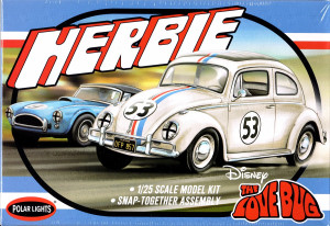 Polar Lights Disney Herbie "The Love Bug" VW Volkswagen Beetle - Snap Together