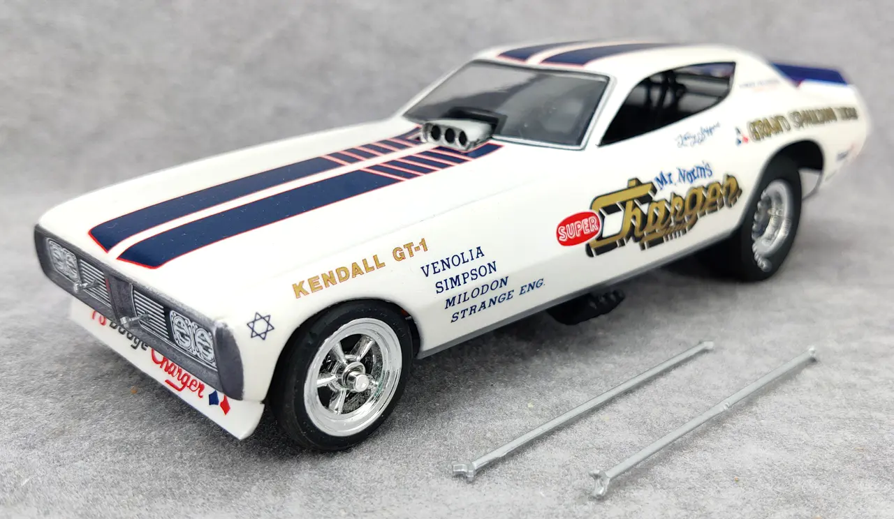 Revell “Mr. Norm's Super Charger” 1973 Dodge Charger Funny Car