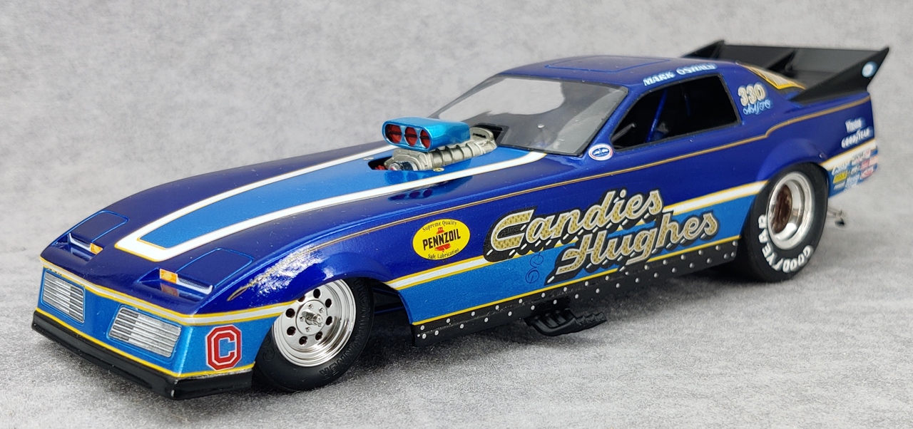 Monogram “Candies & Hughes” Pontiac Trans Am Funny Car Built Kit ...