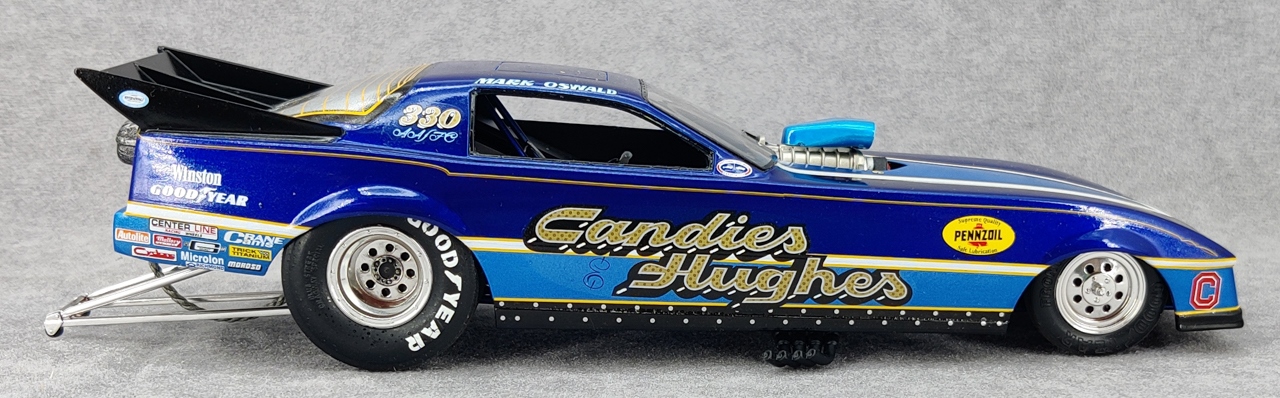 Monogram “Candies & Hughes” Pontiac Trans Am Funny Car Built Kit ...