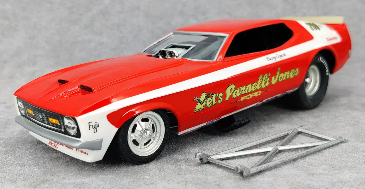 MPC “Vel's Parnelli Jones” Ford Mustang Funny Car Built Kit
