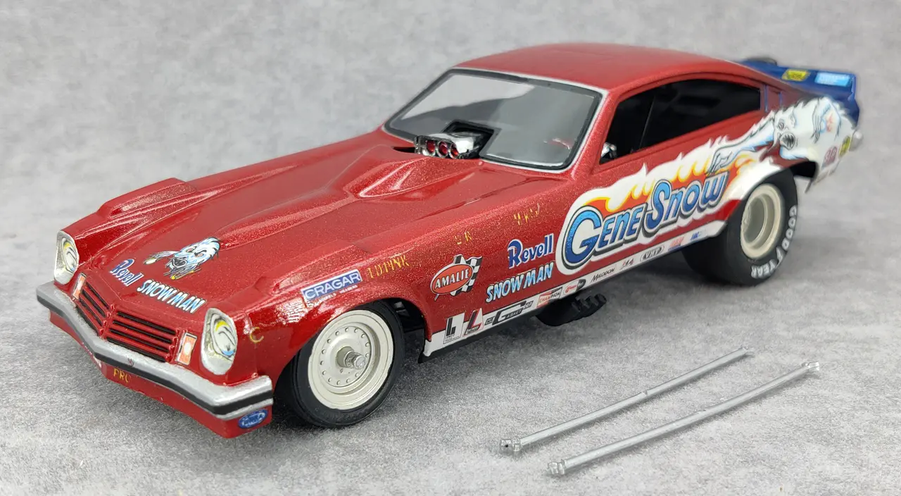 Revell “Gene Snow” 1975 Chevy Vega Funny Car Built Kit - Spotlight
