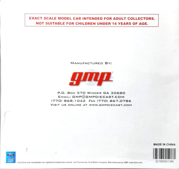 GMP 1932 Ford 3-Window Coupe Street Rod Die Cast - 1/18 Scale
