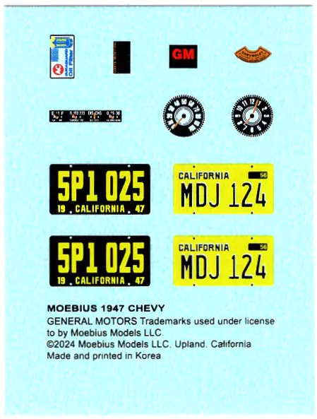 Moebius (Galaxie Limited) 1947 Chevy Coupe – Includes 1946 and