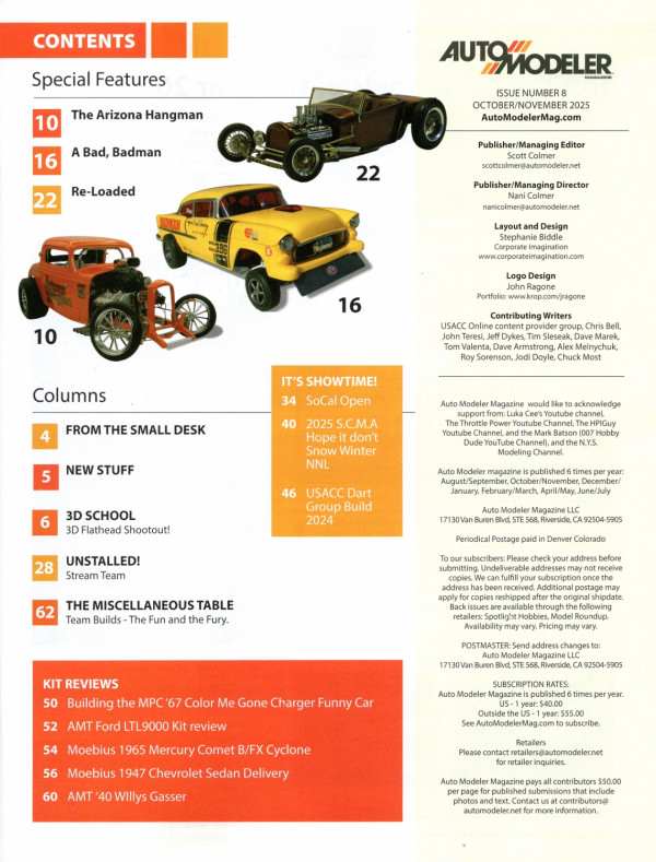 L/S Style AOTOMOTIVE MAGAZINE 美品 Auto Modeler Magazine - Issue #8 - Oct/Nov 2025 - Spotlight Hobbies