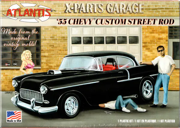 Atlantis (Revell) 1955 Chevy Bel Air Hardtop Custom Street Machine