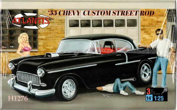 Atlantis (Revell) 1955 Chevy Bel Air Hardtop Custom Street Machine