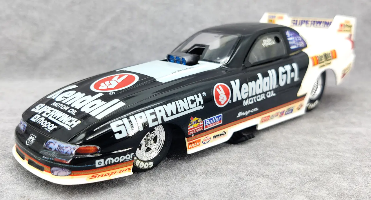 Revell Chuck Etchells “Kendall” Mopar Funny Car Built Kit
