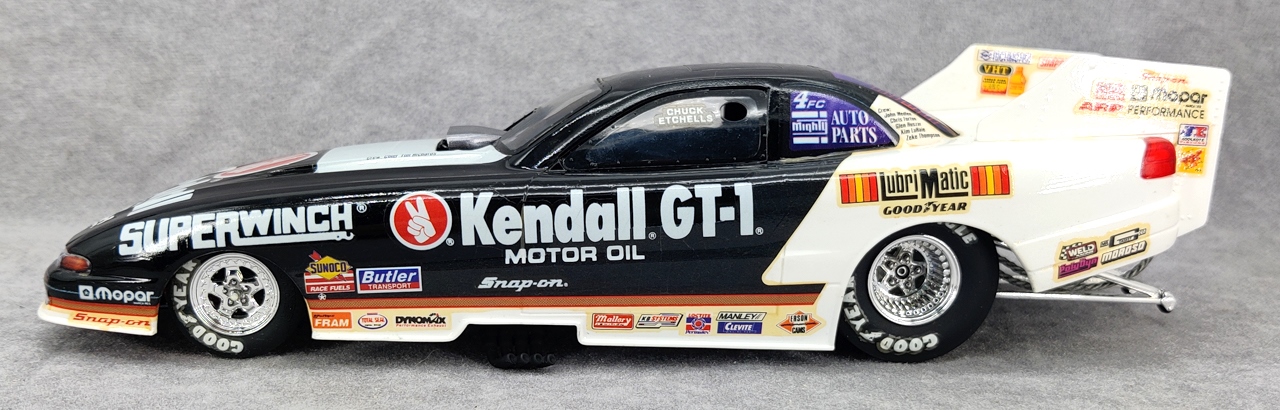 Revell Chuck Etchells “Kendall” Mopar Funny Car Built Kit