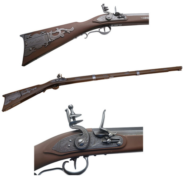 Atlantis (Pyro) Kentucky Long Rifle - 1:1 Scale - Spotlight Hobbies