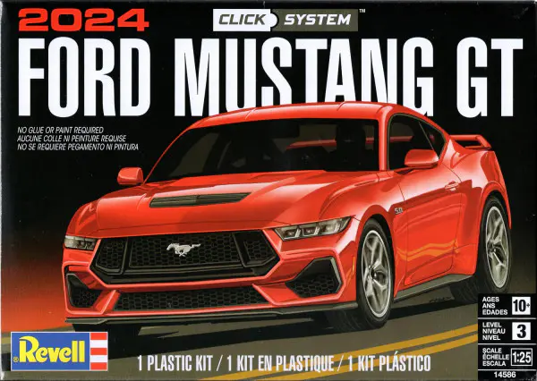 Revell 2024 Ford Mustang GT Coupe - Snap Kit - Spotlight Hobbies