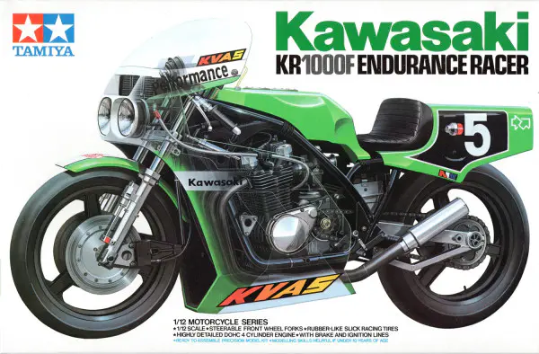 オートバイ・バイク Tamiya Kawasaki KR1000F Endurance Racer Tamiya Kawasaki KR1000F Endurance Racer Motorcycle - 1/12 Scale