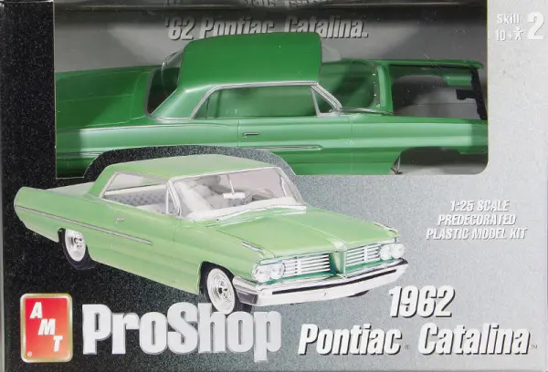 AMT 1962 Pontiac Catalina Hardtop Custom - Pre-Painted Mint Green