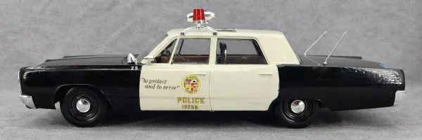JoHan 1968 Plymouth Fury Police Built Kit - Spotlight Hobbies