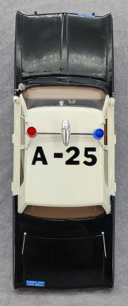 JoHan 1968 Plymouth Fury Police Built Kit - Spotlight Hobbies