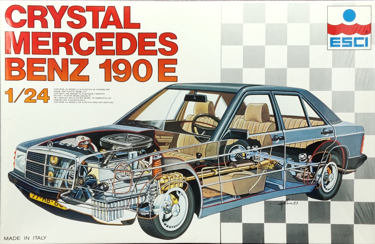 Hobby Mercedis ESCi Crystal Mercedes Benz 190E - Spotlight Hobbies