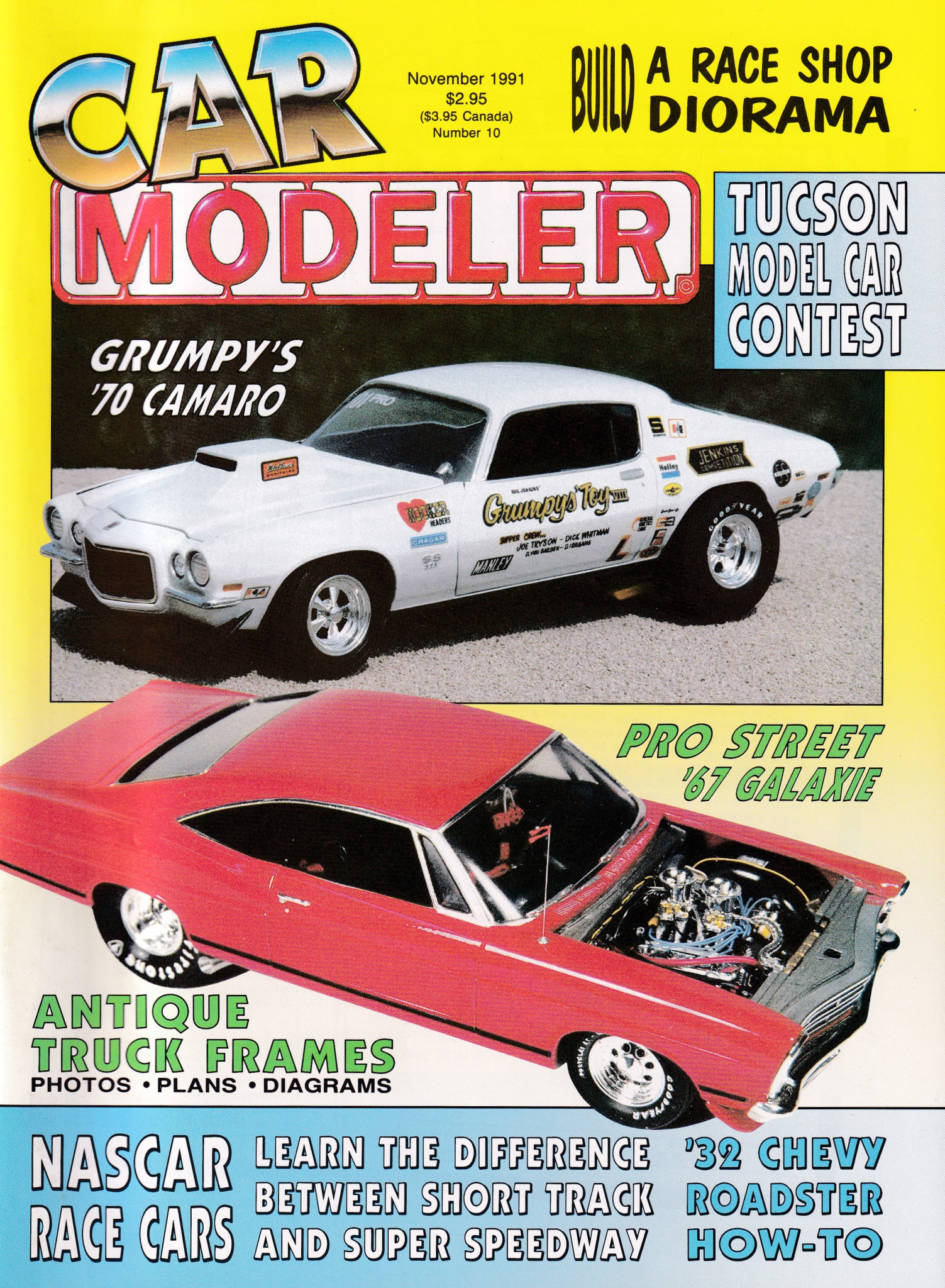 Car Modeler Magazine - November 1991 - Issue #10 - Uncirculated ...