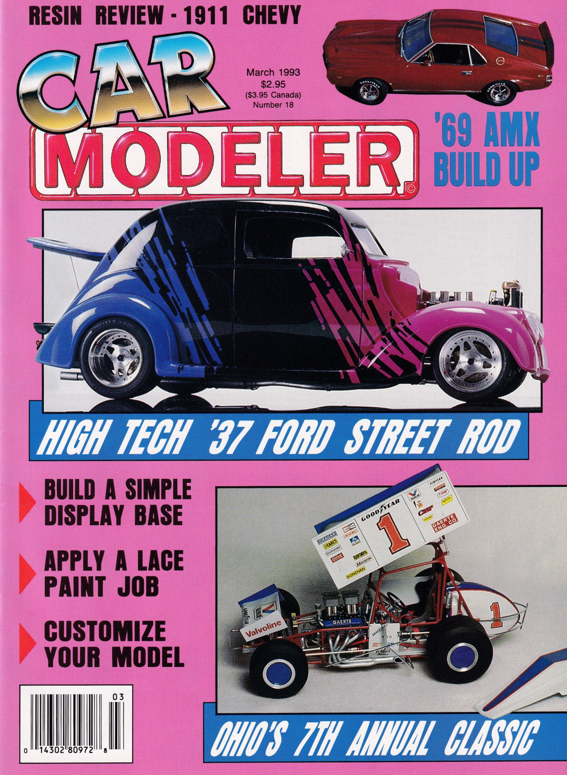 Car Modeler Magazine - March 1993 - Issue #18 - Uncirculated ...