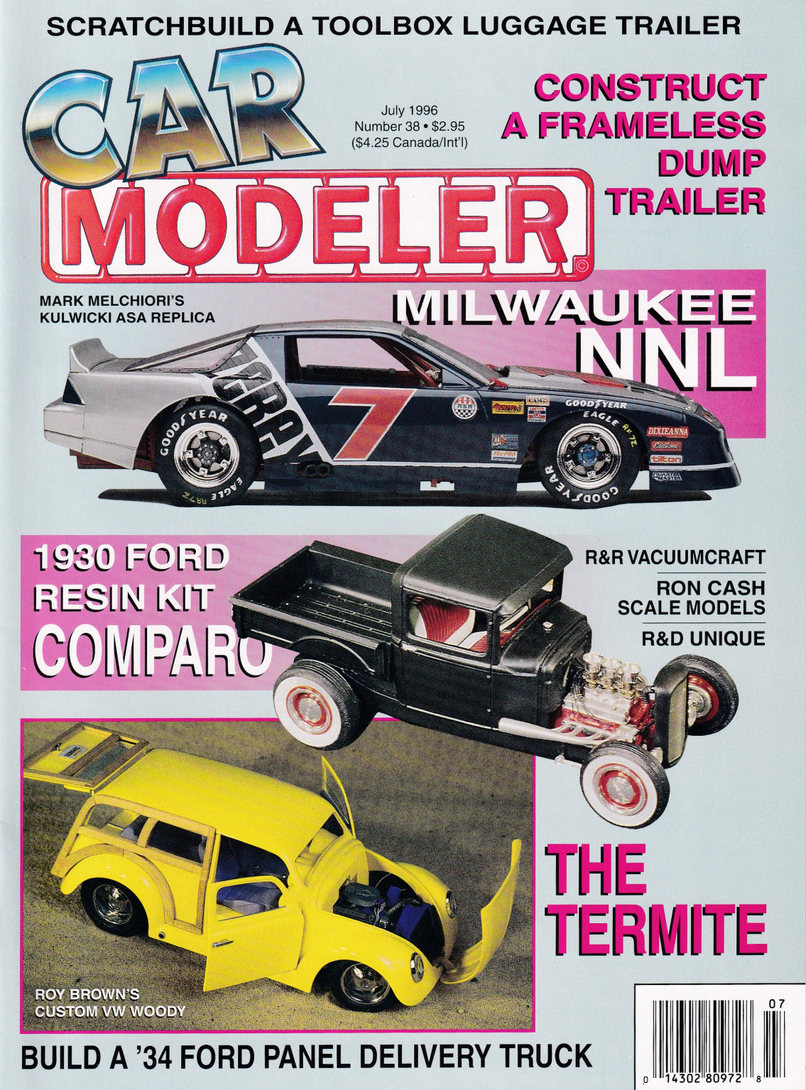 Car Modeler Magazine - July 1996 - Issue #38 - Uncirculated - Spotlight ...