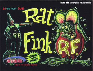 Atlantis (Revell) Ed "Big Daddy" Roth "Rat Fink" - Glow In The Dark